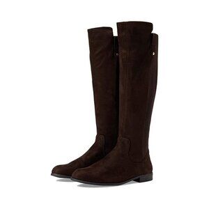 Anne Klein "Audrey" Brown tall boot Women Sz 5 back zip